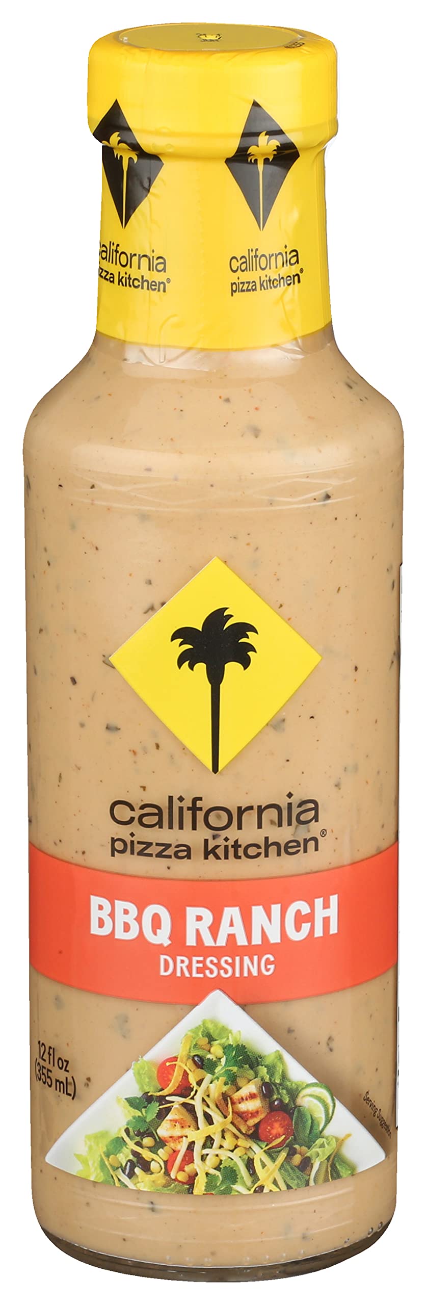 California Pizza KitchenBBQ Ranch Dressing - Creamy BBQ Ranch Dressing, Restaurant-Like BBQ Ranch Dip, Fresh and Creative Flavors Collide, BBQ Ranch Salad Dressings and Sauces - 12 Fl Oz