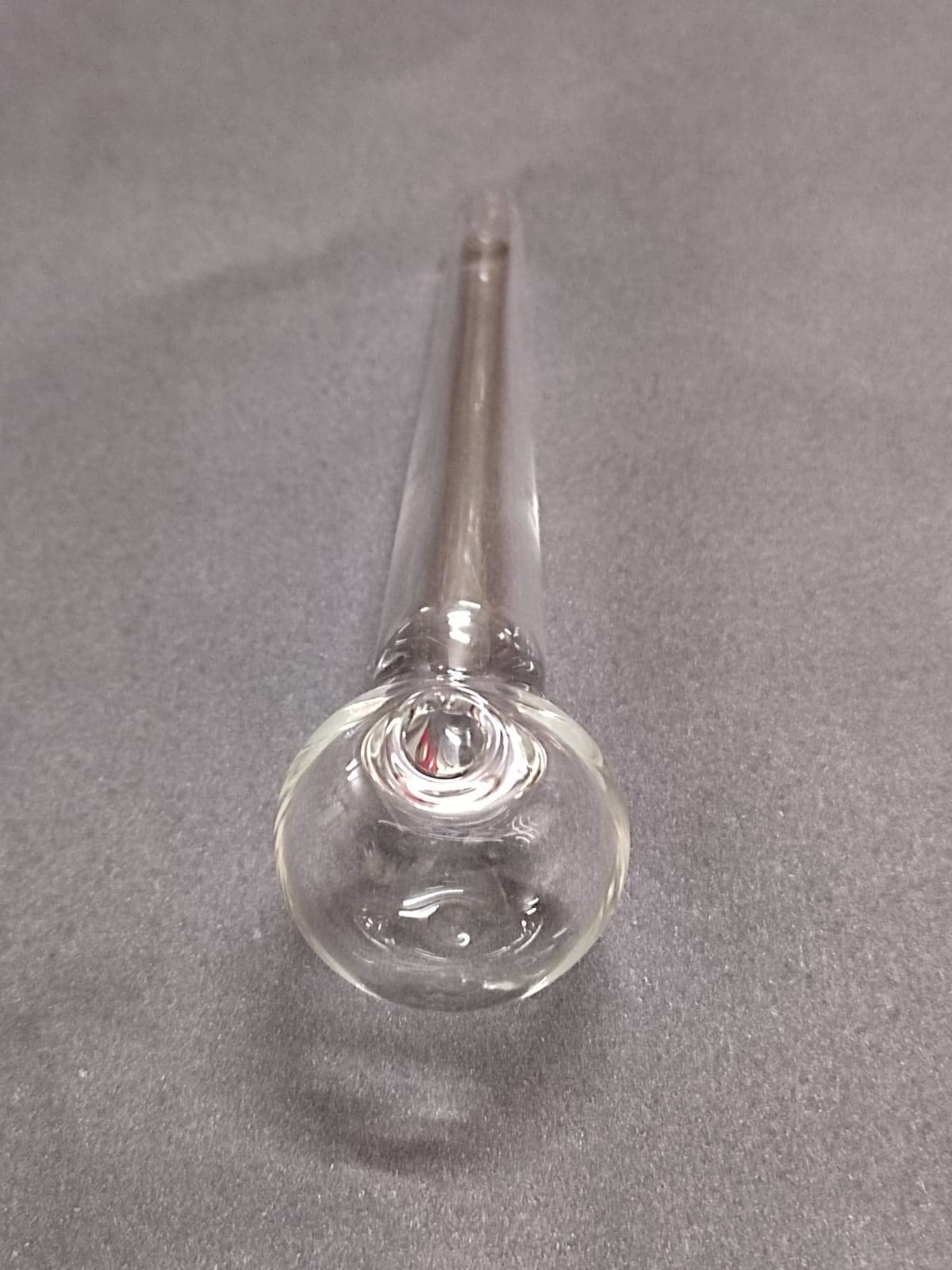 LEAHANA - I M POSSIBLE Glass Snorter Chillum Oil Burner White Glass Chillum Pipe, Transparent Glass Oil Burner Pipe