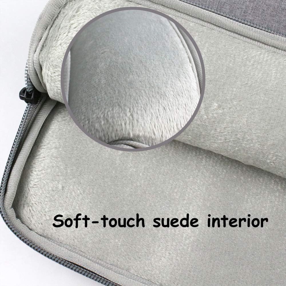 ProElife 12-Inch Laptop Tablet Sleeve Case for 2024-2014 Surface Pro 4/5/6/7/7+/8/9/10|Surface Laptop Go 1/2/3 12.4"|iPad Pro 12.9'' M2|Galaxy Tab S8+/S7+ Bag Water-Resistant Cover (Gray) - Image 5