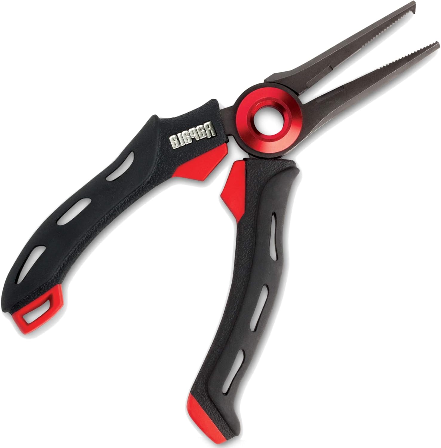 Rapala RCD Magnetic Spring Split Ring Pliers, 15 cm Length, Black/Red, Black / Red - Image 4