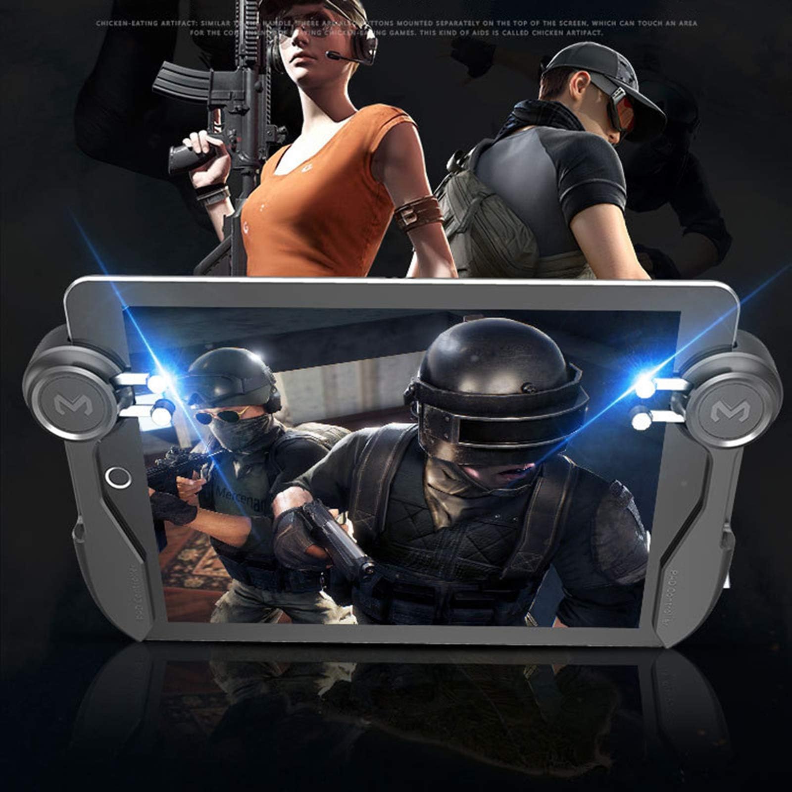 PUBG Mobile Game Controller Joystick Trigger Handle Gamepad für iPad Tablet Android iOS Smartphone L1R1 Shooter Fire Aim Button PUBG Game Gamepads (1 Paar)