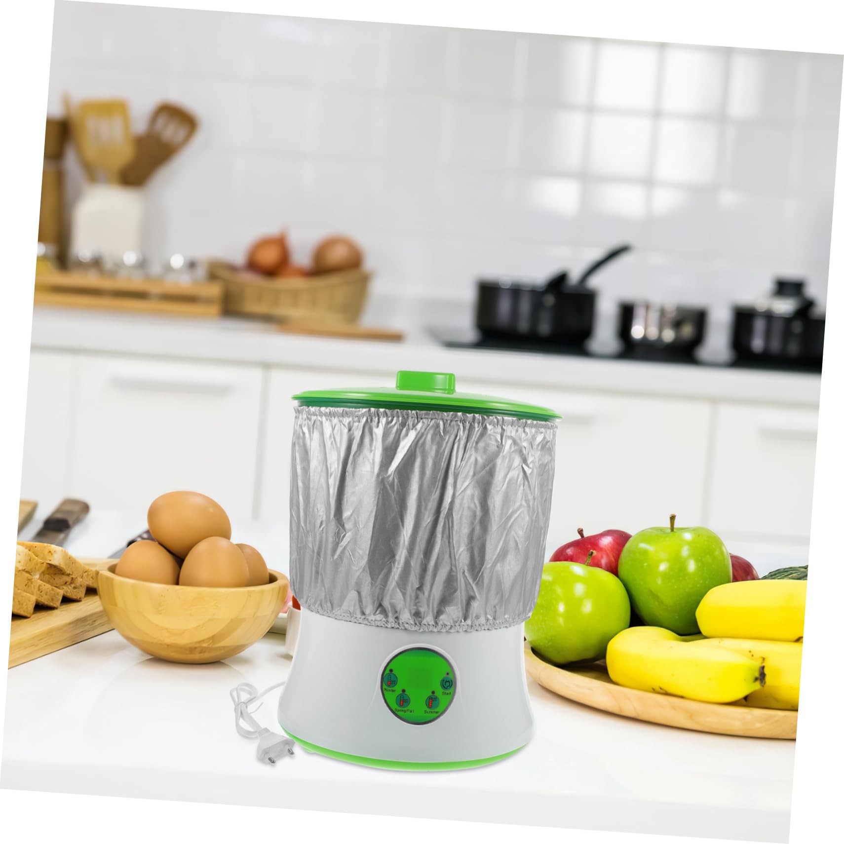 BESPORTBLE Machine à Germer Haricots Intelligente Double Étage 220v – Contrôle de Température Automatique et Prévention des Fuites pour Maison
