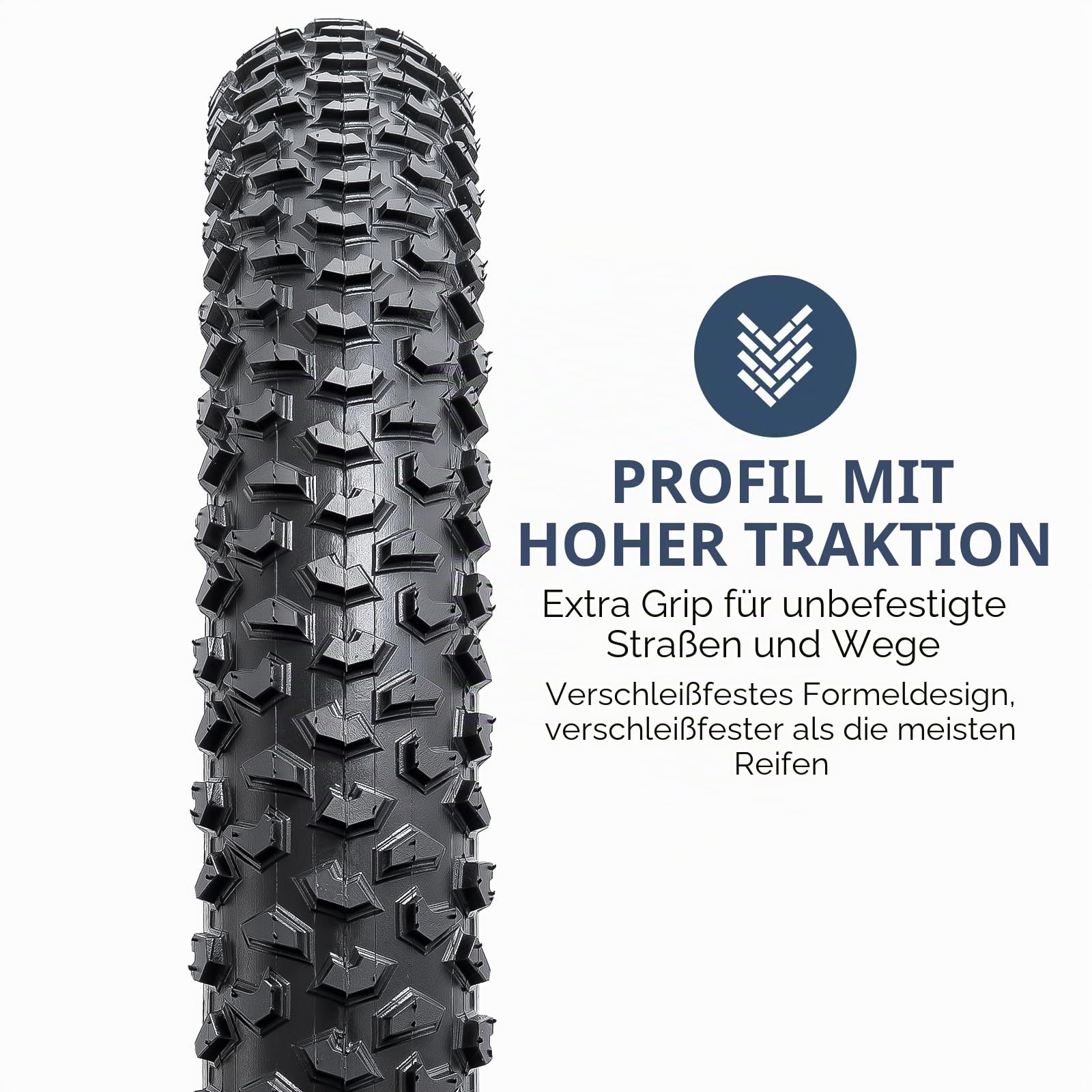 YunSCM 2Pcs Faltbare 20 Zoll Fahrradreifen 20x2.125 Mantel 57-406 kompatibel 20x2.10 20 x 2.125 20x2.15 Stadt/Straße/Mountainbike Reifen