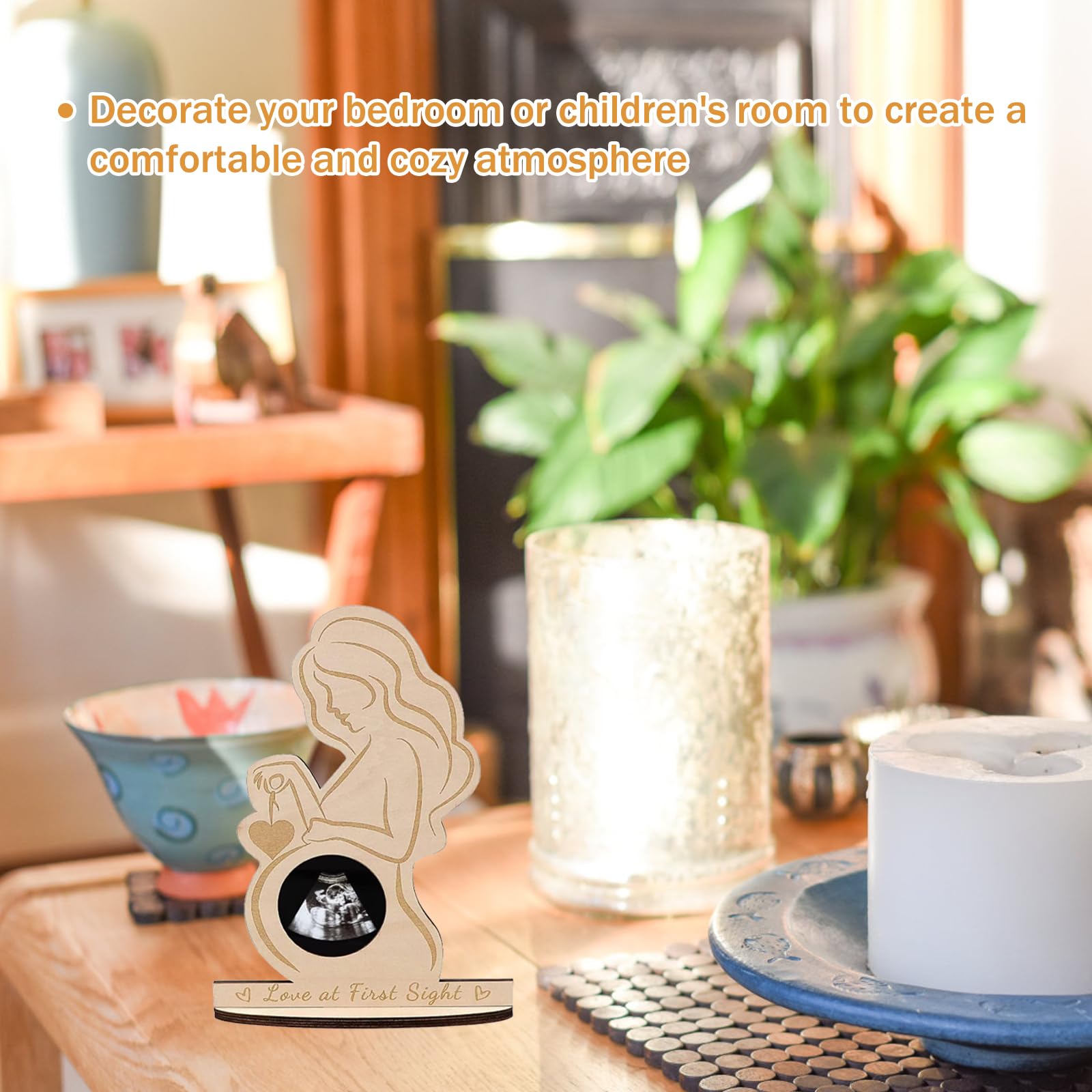 1 Pc cornice in legno per immagine ad ultrasuoni bambino, per donne incinte, idee regalo per future mamme baby shower