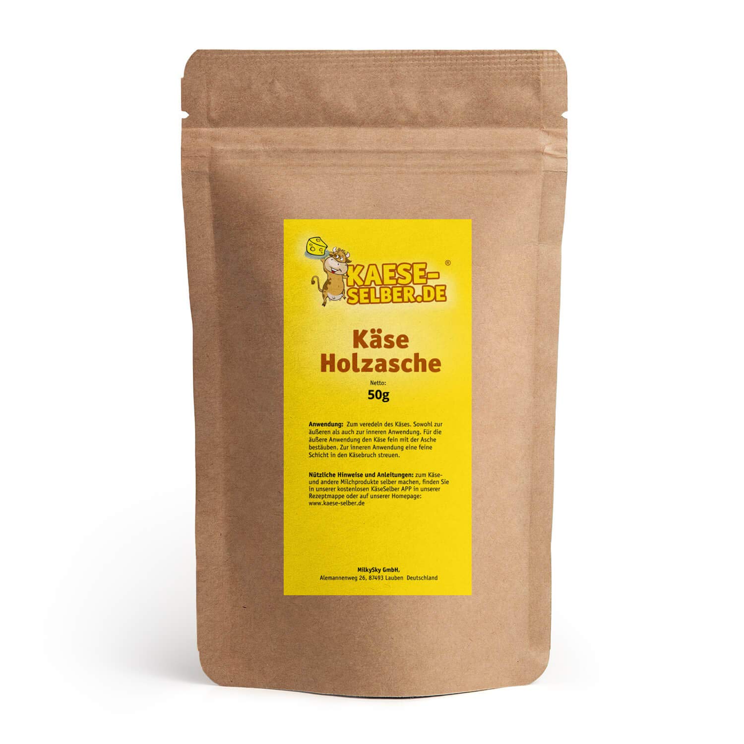 Fromage cendre de bois 50 g (finement moulu)