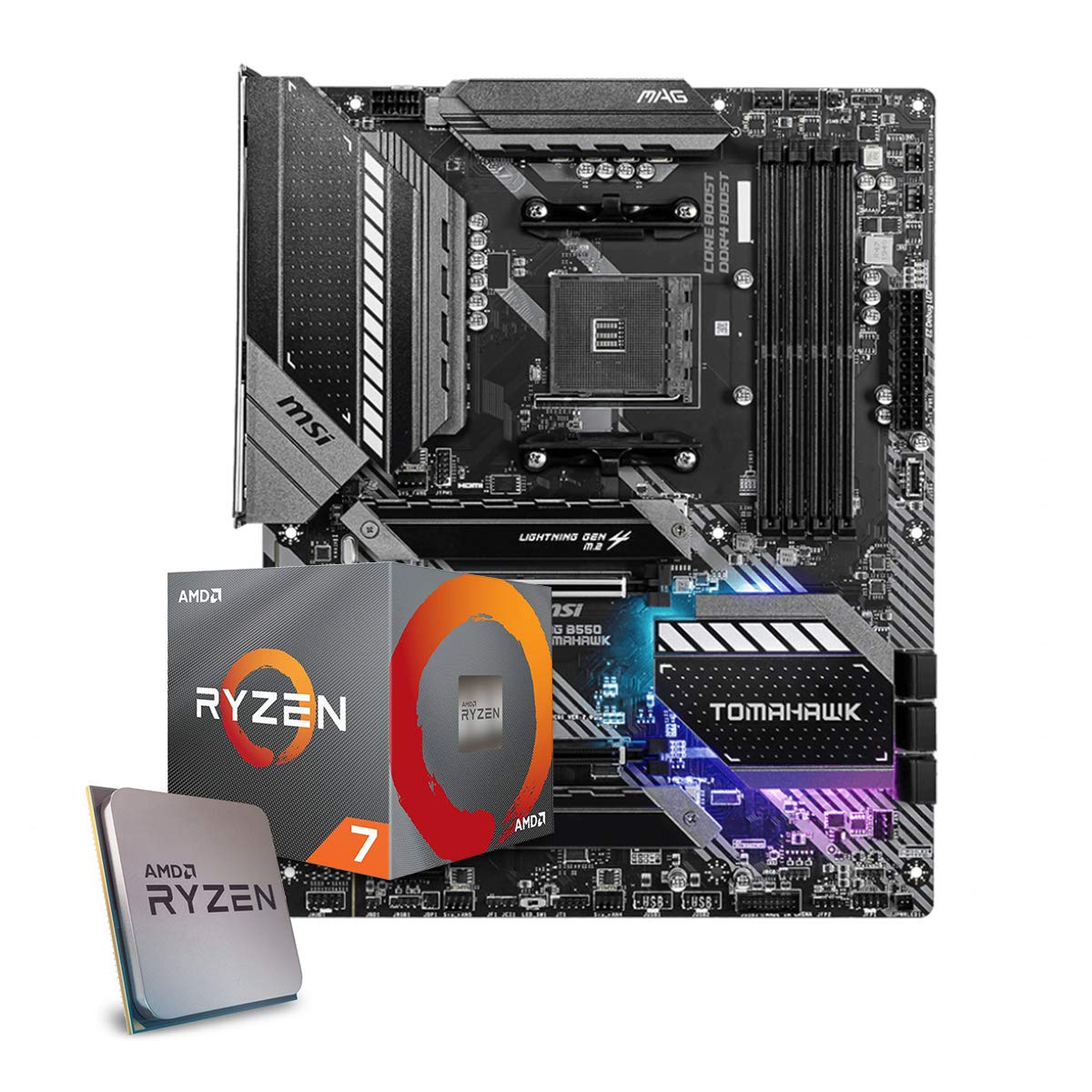 AMD Ryzen 7 3800X Desktop Processor 8 Cores up to 4.5GHz Bundled