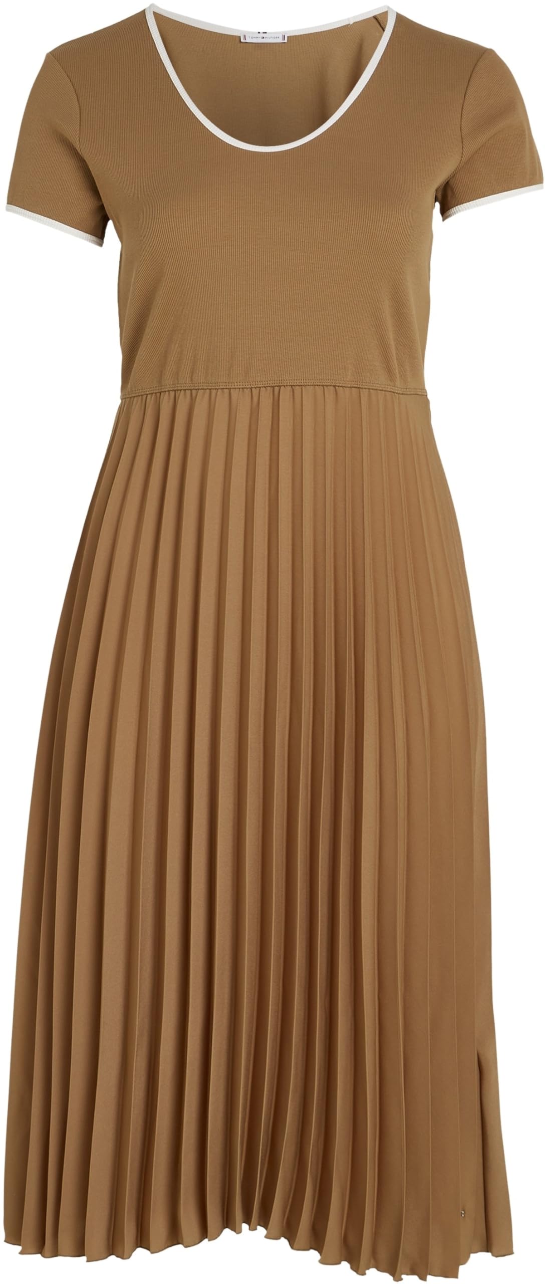 Tommy Hilfiger Donna Abito Contrast Soft Fit & Flare