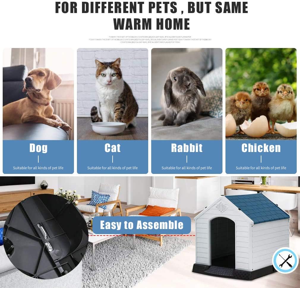 How To Make A Plastic Dog House Warm