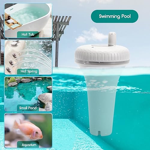Miniatura 4 de Inkbird Termómetro inalámbrico para piscina y receptor, versión actualizada de termómetro flotante con pantalla de fácil lectura, termómetro para