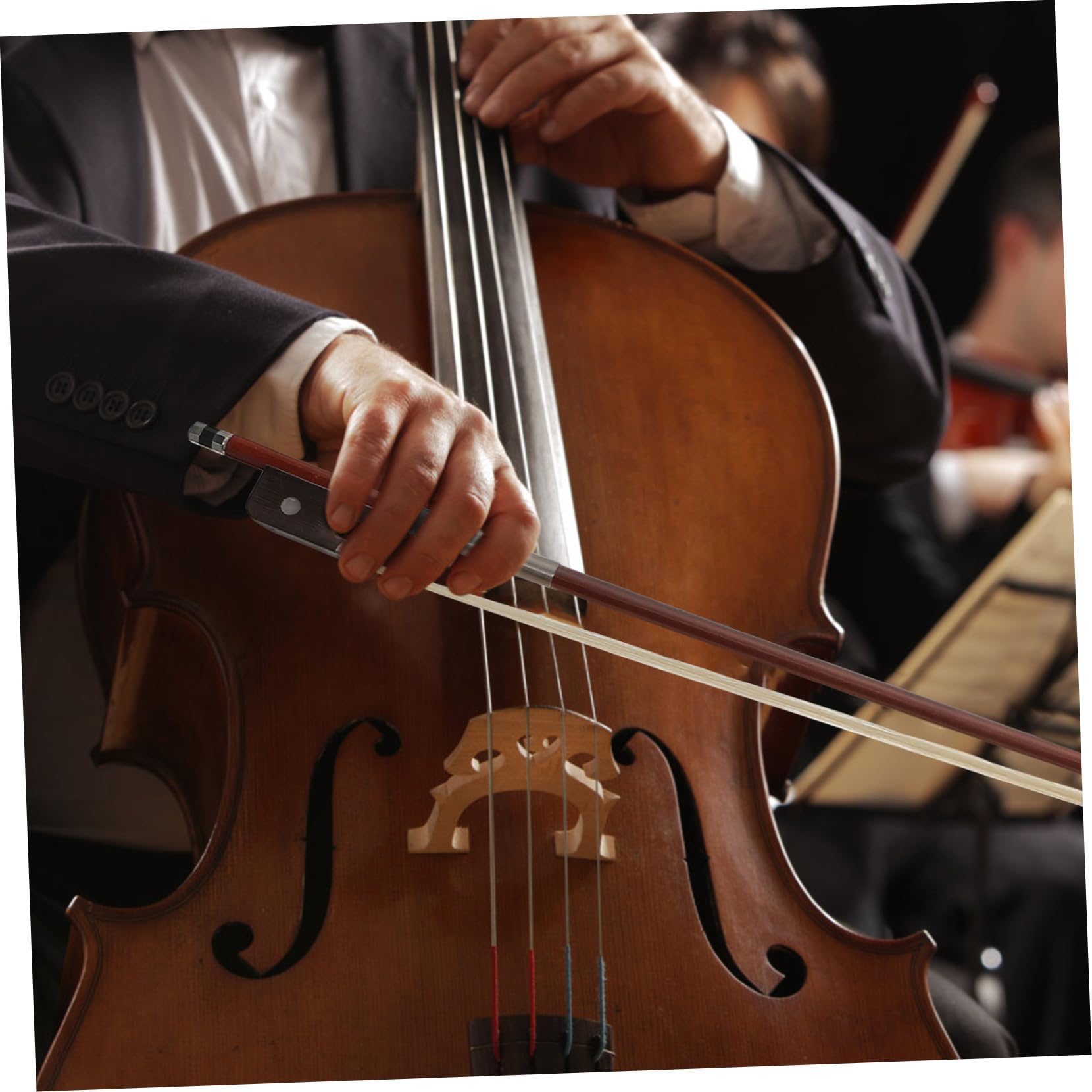 Arco per Violoncello in Legno Brasiliano Marrone, Archetto