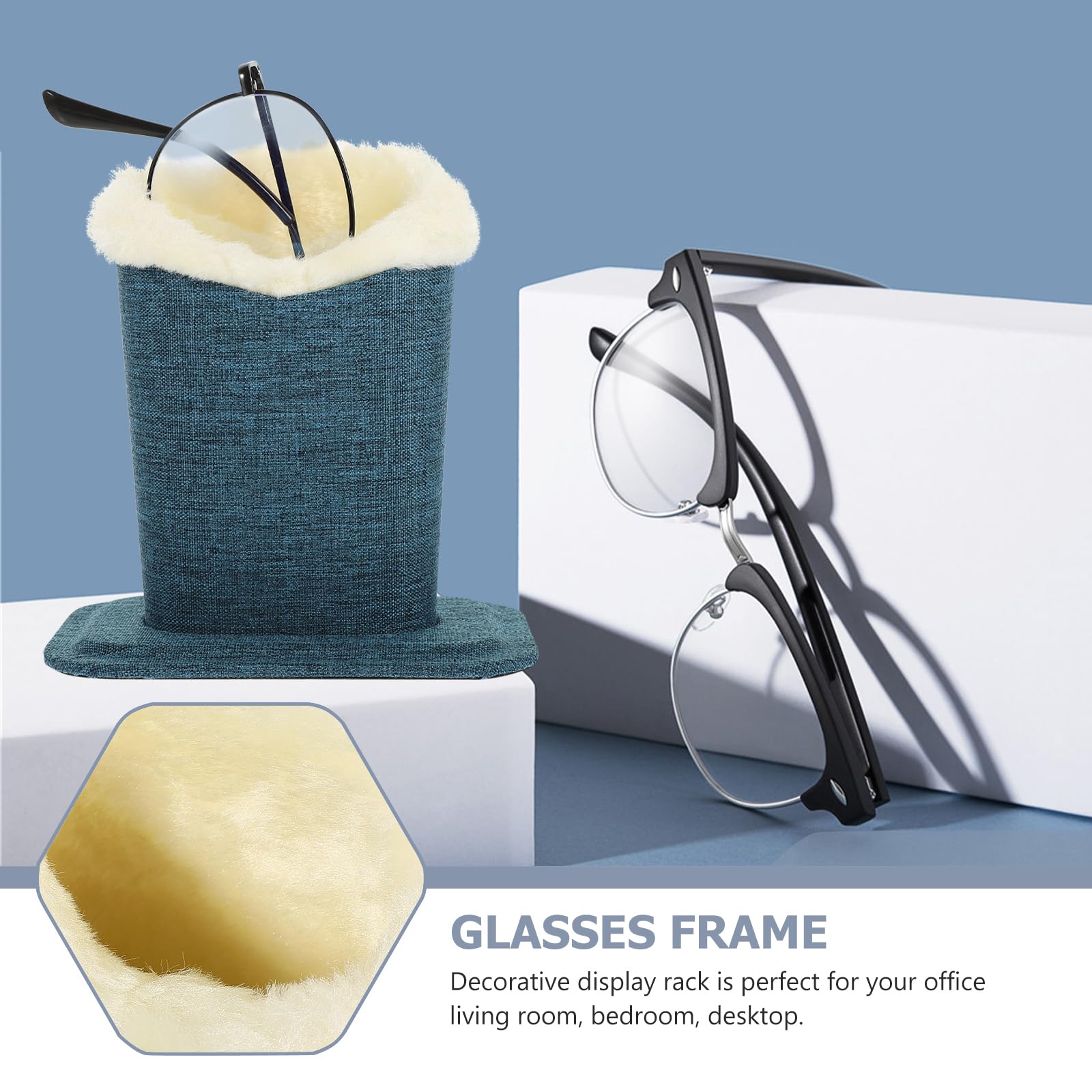 SVCEQZE Étui à Lunettes, Support Doublé En Peluche Pour