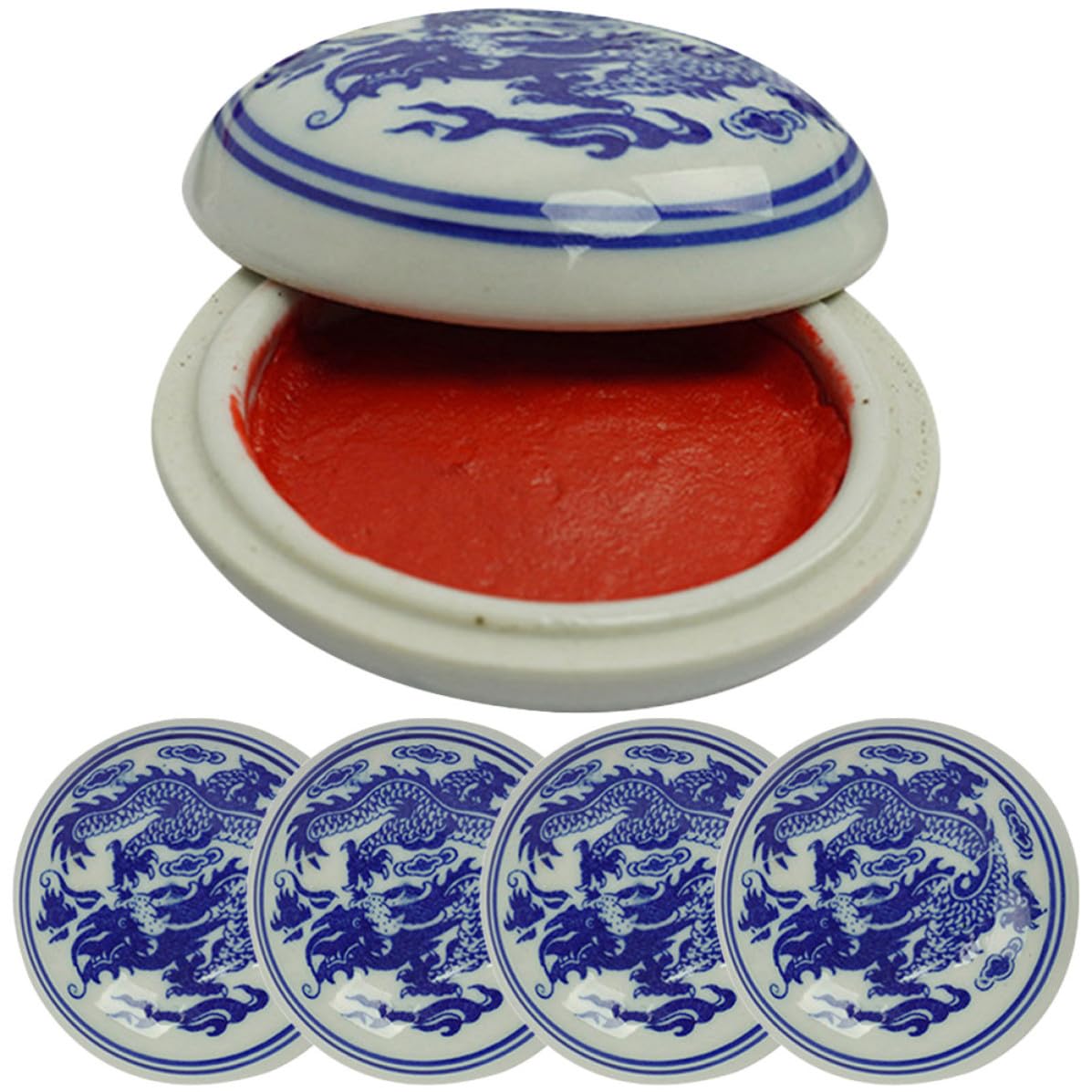 Almohadilla de tinta china para caligrafía y scrapbook set de 5 unidades