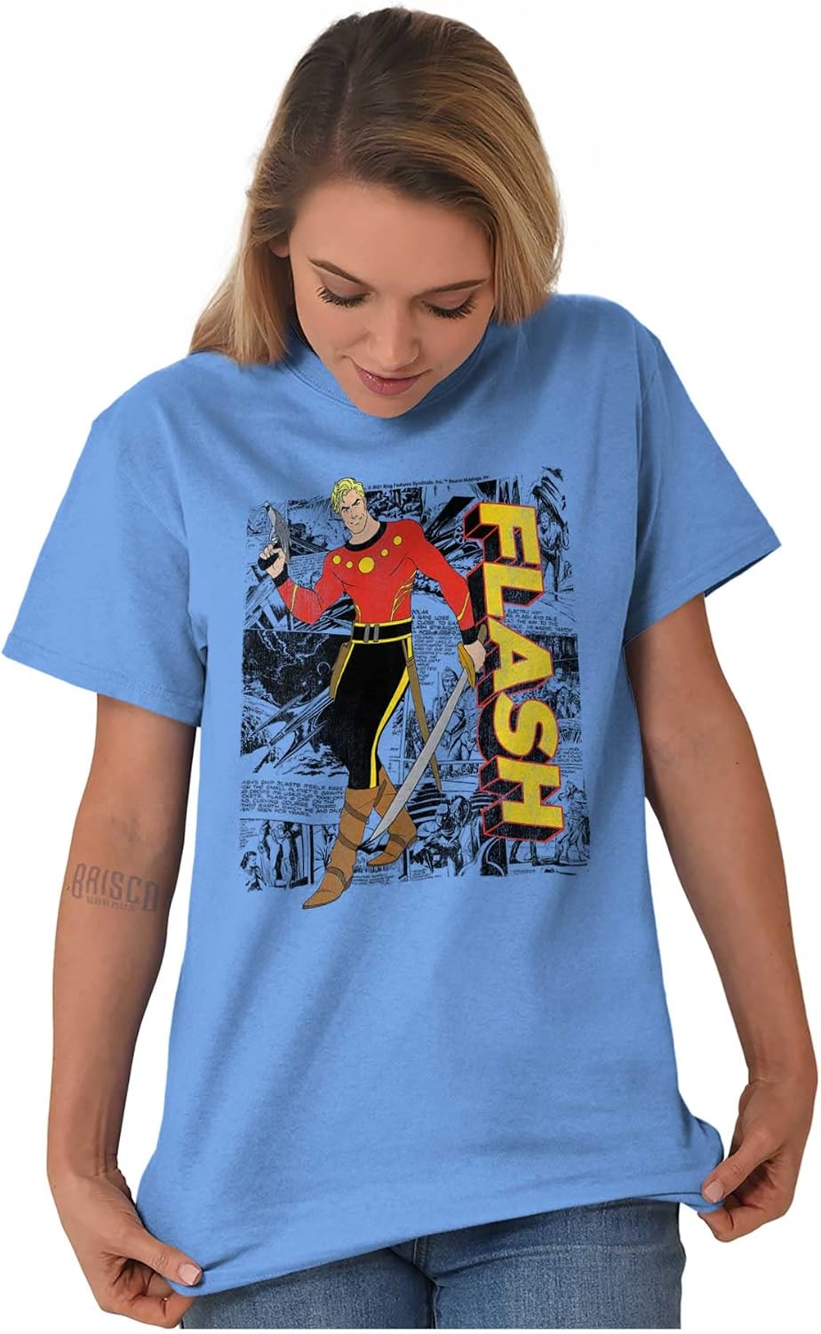 Flash Gordon Vintage Comic Strips Graphic T Shirt Men or Women