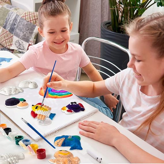 KODATEK Arts and Crafts for Kids 4-6, 80 Piece Kids Paint Kit Art Set