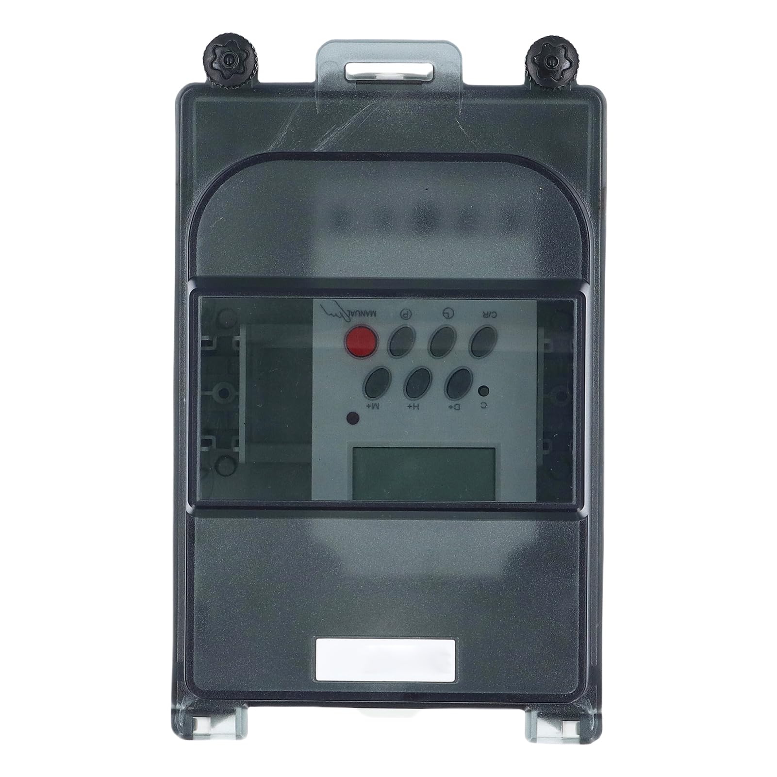 Timer Programmabile per Pompa Piscina, Interruttore Esterno | Timer per Pompa Acqua, ABS+PC, IP67 Antipioggia, 28 Programmi, Display LCD