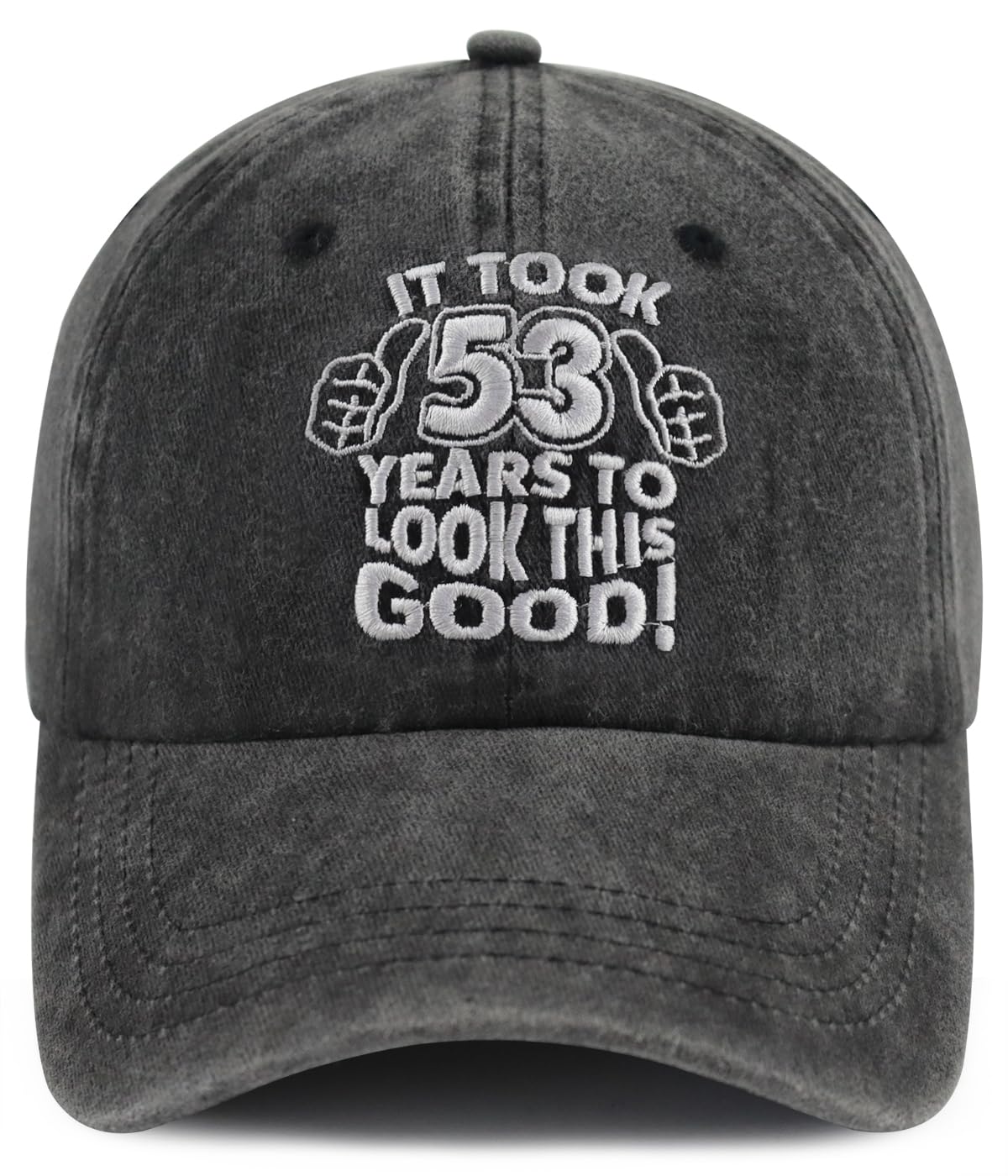 Splash Brothers Customized Funny Embroidered 51th 52th 53th 54th 55th 56th 57th 58th 59th Birthday Gifts Hat for