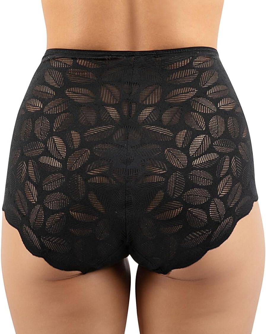 Her Highness Briefs, Lace Panties, Full Coverage Briefs, High Waisted Women's Underwear - Image 2