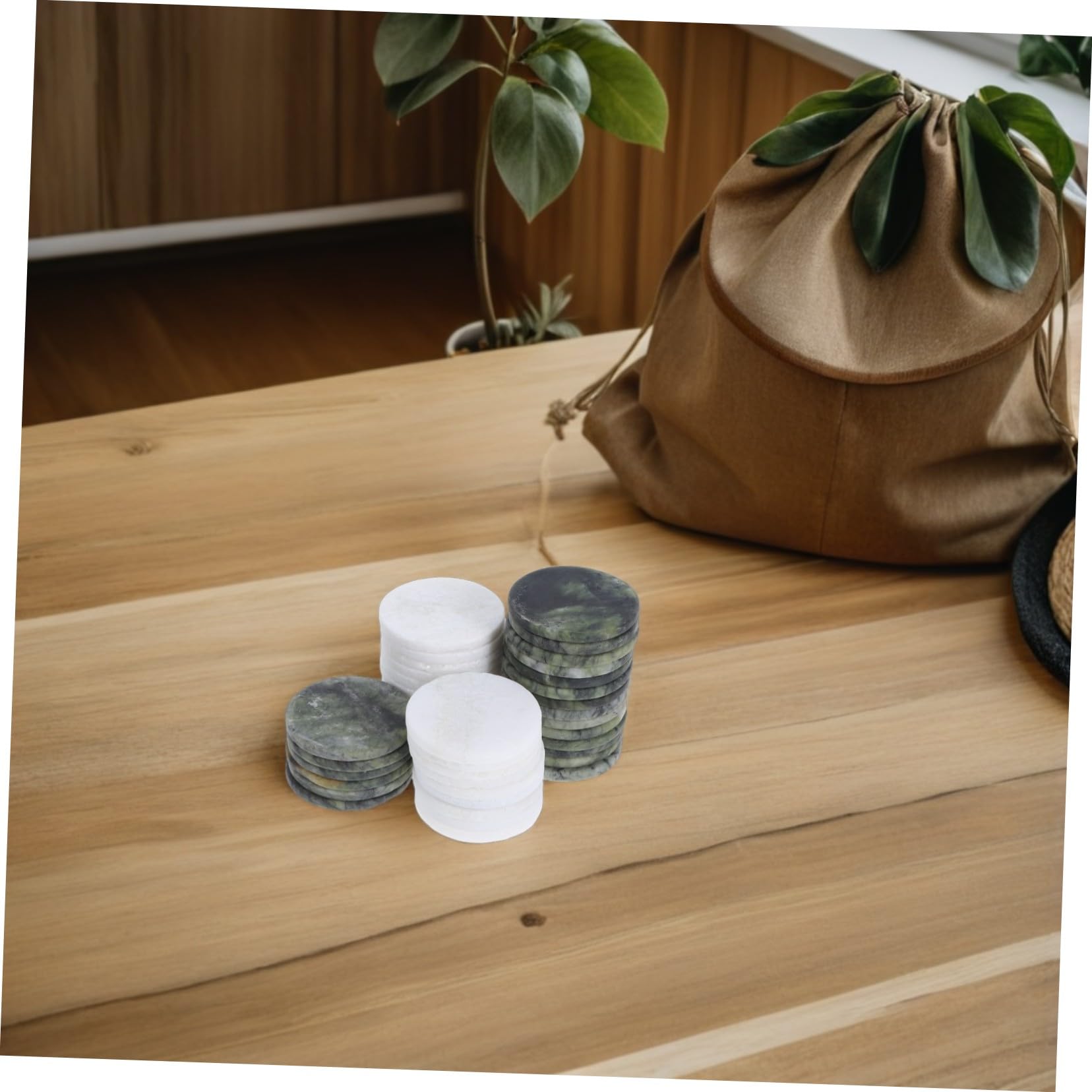 40 Piezas Piedras Planas para Lanzar al Agua Resistente al Agua de Habilidad para Adultos Piedras Naturales para Pintar y Manualidades para Piscina Playa Lago