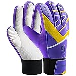 Sportout Kids Goalkeeper Gloves, Soccer Goalie Gloves with Double Wrist Protection and Non-Slip Wear Resistant Latex Material to Prevent Injuries