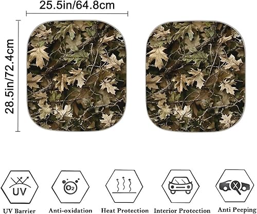 Miniatura 7 de FKELYI 2 piezas Golden Retriever - Parasol para ventana delantera con estampado de perro, bloquea los rayos UV, protector contra el deslumbramiento