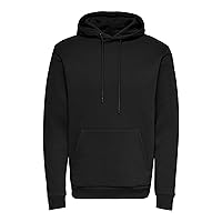 Only & Sons Uomo O&S Morbido Felpa con Cappuccio Maglione Basic Hoodie Maglione ONSCERES