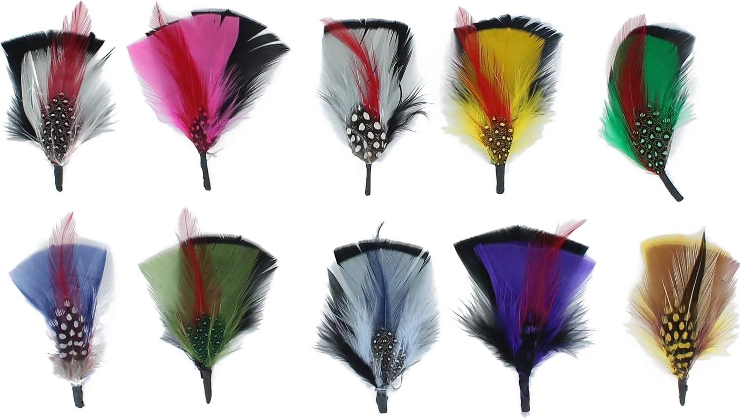Assorted Feather Packs Accessories for Hats Fedoras