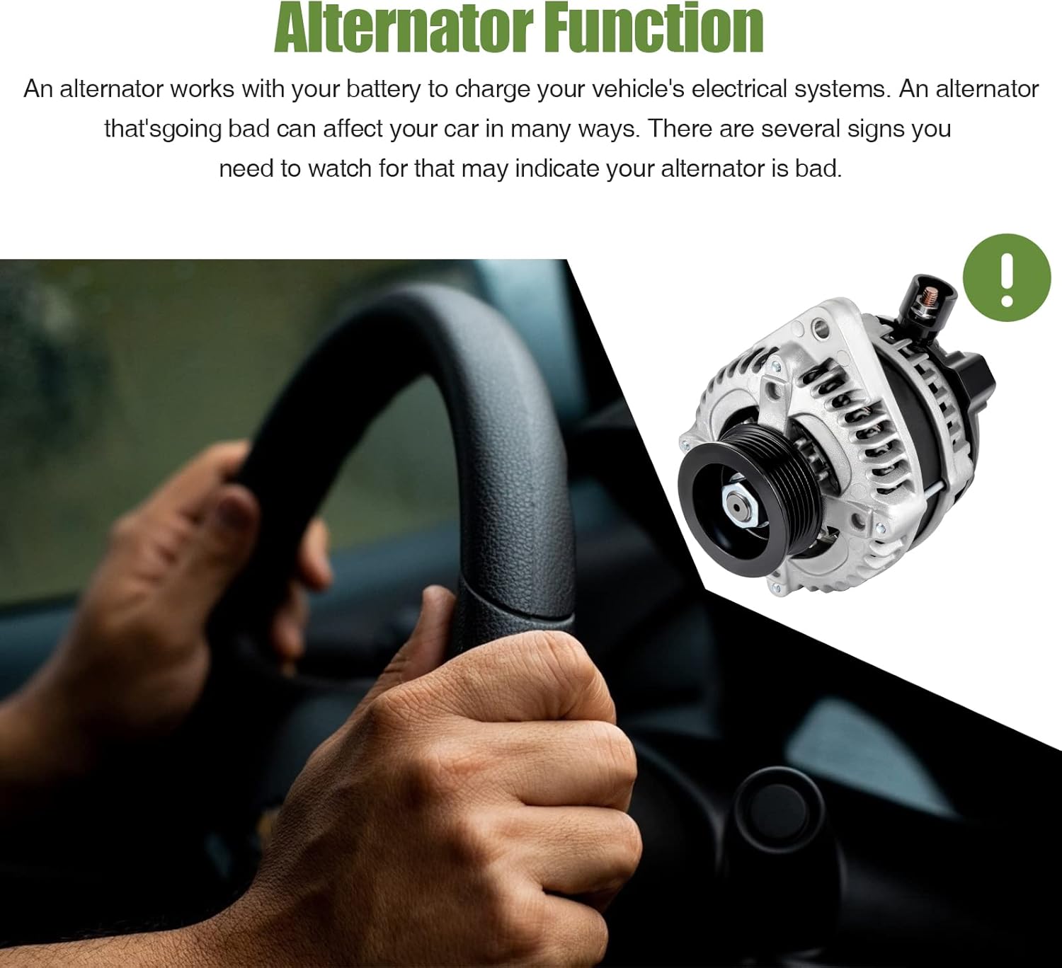 SCITOO Alternator Fit for Honda Odyssey 2008 2009 2010,Pilot 2009 2010 2011 3.5L AL1311X : Automotive