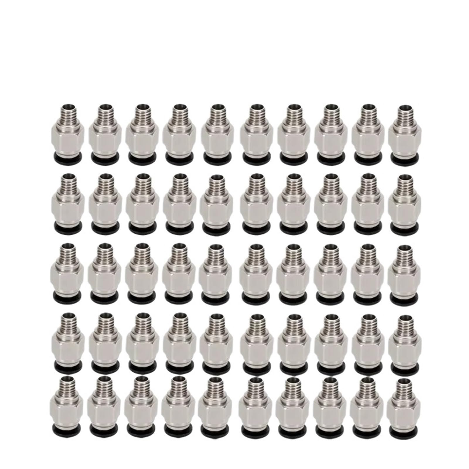 X1C X1 P1P P1S 3D Printer PTFE Tube 1.75mm Filament Extruder Pneumatic Joint(50pcs-PC4-M6)