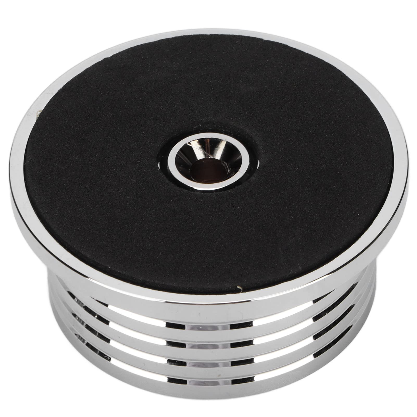 Stabilisateur de Disque Vinyle, Stabilisateur de Poids Record, Pince à Disque en Aluminium avec Mise à Niveau à Bulle pour Tourne-disque LP 50 Hz, Stabilisateur de Disque pour Platines(Argent)