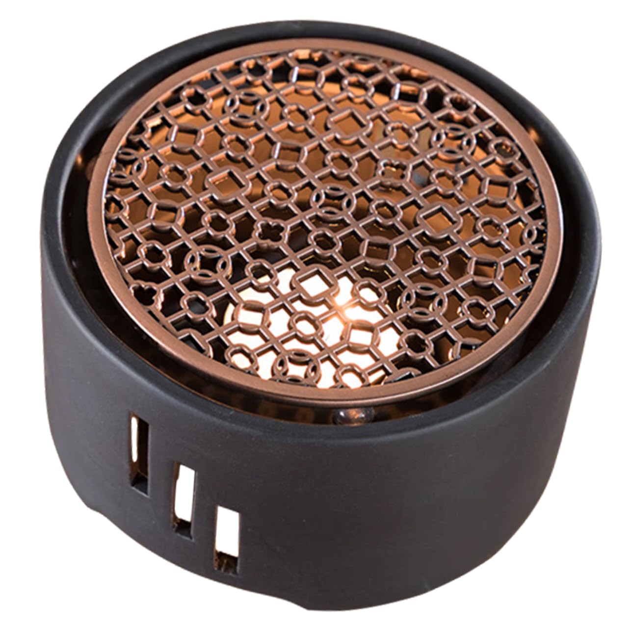 Healifty Japanese Teapot Warmer Base Metal Heater for Tea Pot Non-Slip Stainless Steel Tea Light Warmer