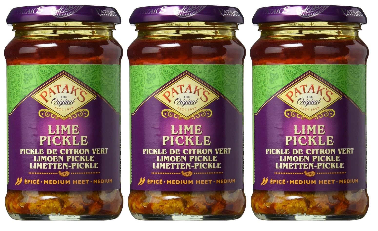 Patak's Lime Pickle 283 g (paquete de 3)