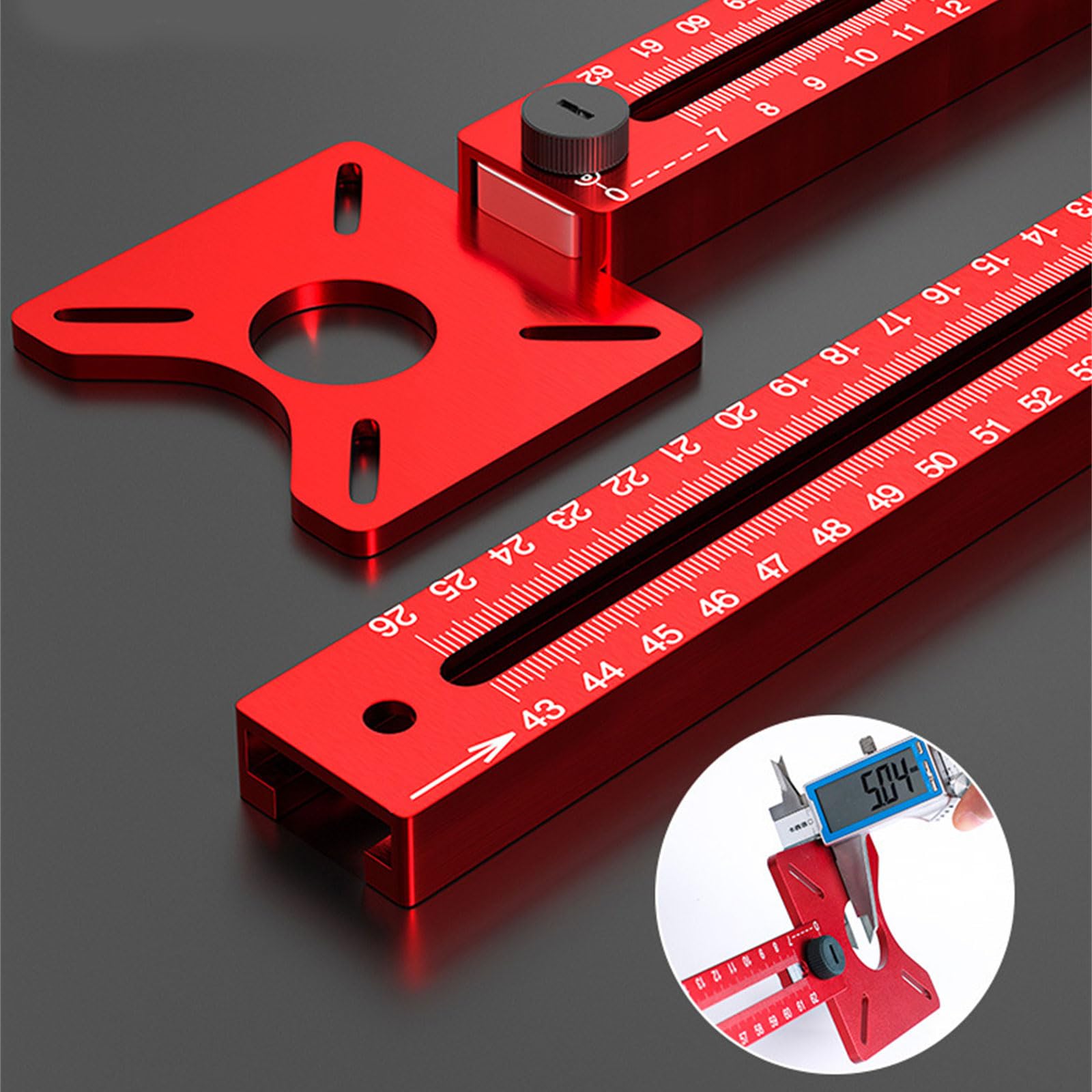 Professionale Router Regolabile Fresatura Scanalature Staffa di Fresatura Scanalature Staffa Lavorazione Del Legno Foro di Perforazione Tasselli