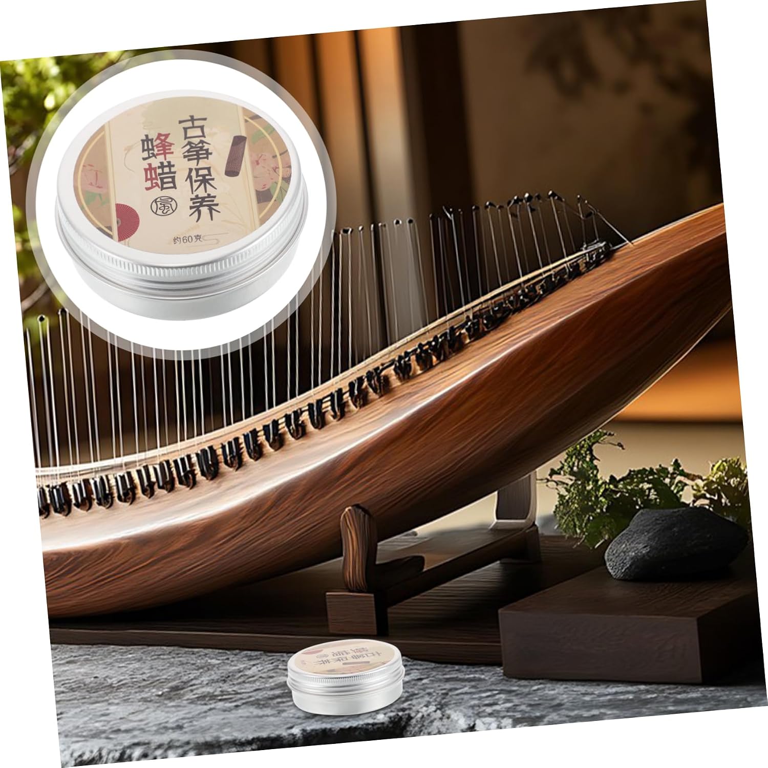 Beeswax Polish for Musical Instruments Deep Hydrating Care for Guitar Erhu Zither Piano Scratch Removal Shine Safe Beeswax Formula