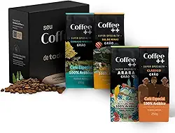 Kit 4 Pacotes Café Especial Em Grãos Coffee Mais Clássico, Arara, Sul de Minas e Cerrado de Minas