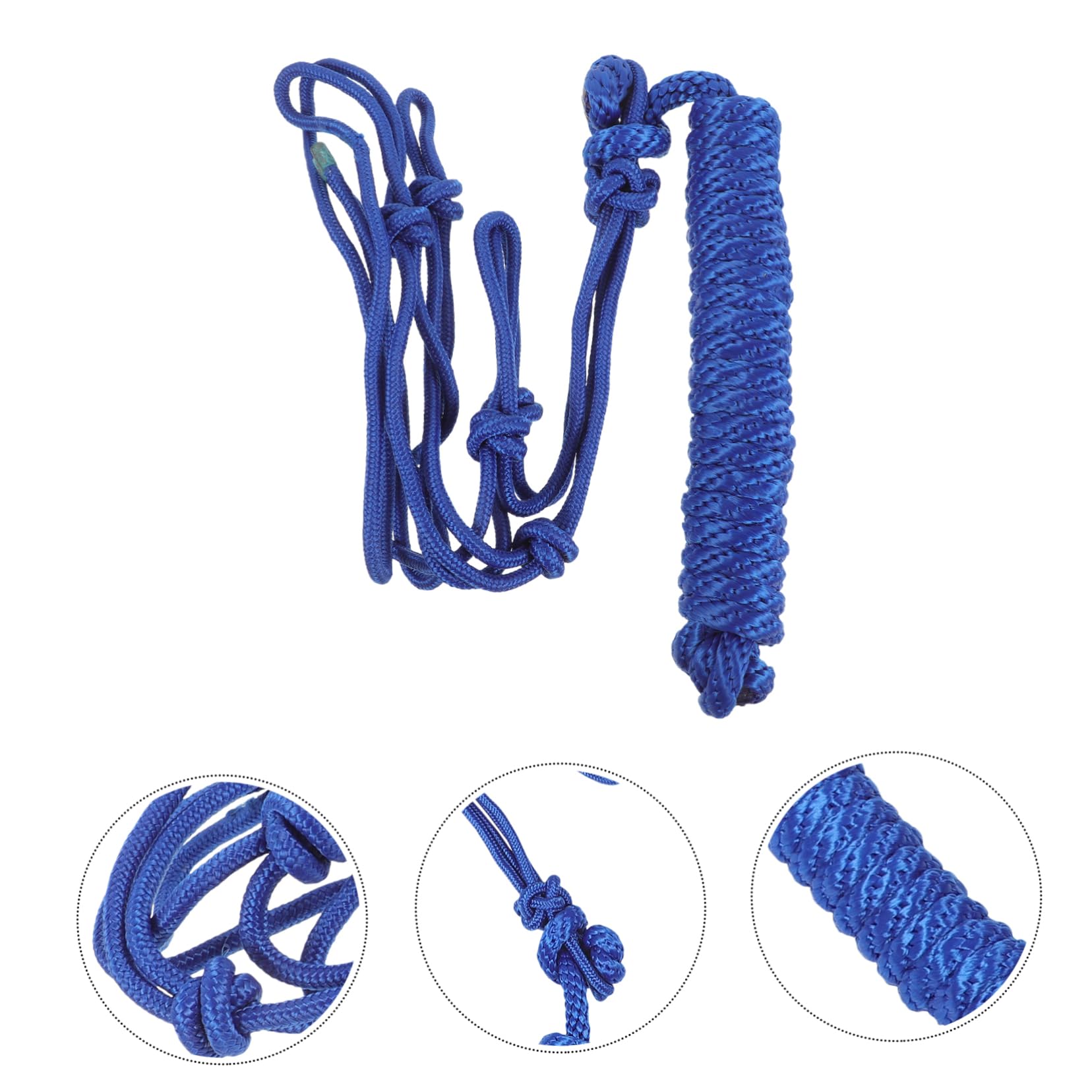 Cabestro De Cuerda Tejida para Caballos De Exterior Accesorio De Entrenamiento Profesional para Montar y Practicar Animales