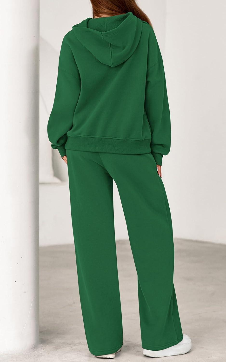 PRETTYGARDEN Women's 2 Piece Outfits Spring Sweatsuits Oversized Hoodies Wide Leg Sweatpants Tracksuits Lounge Matching Sets - Image 5