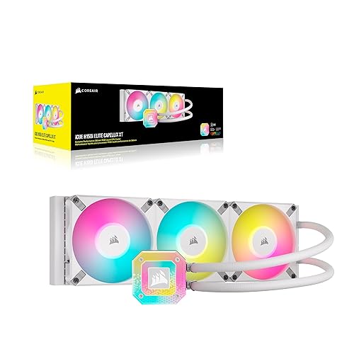 Miniatura 8 de Corsair iCUE H150i Elite CAPELLIX XT Enfriador líquido de CPU - Tres ventiladores AF120 RGB Elite - Radiador de 14.173in - Intel LGA 1700, 1200,