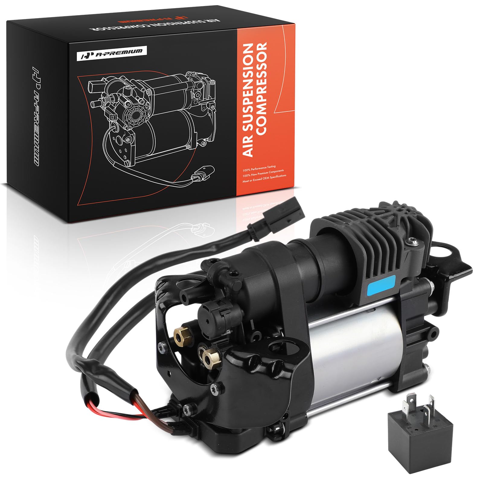A-Premium Air Suspension Compressor Compatible with Volvo S90 V90 Cross Country XC60 2017-2019, XC90 2014 2016-2019, Replace# 31360720, 4010175H
