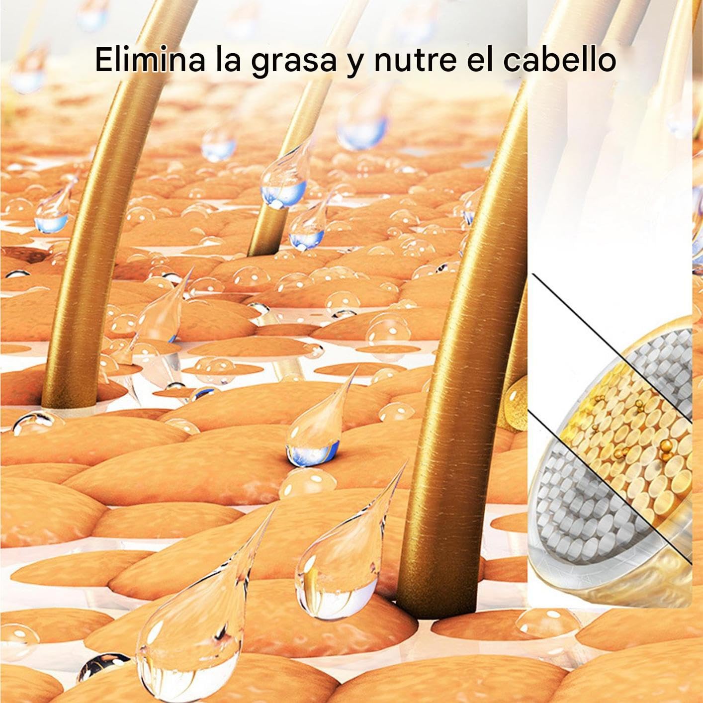 Champú para Gatos Sin Pelo | Crema Limpiadora Desengrasante para Mascotas | Champú Hidratante en Crema 500G para Rutina Diaria de Baño de Cola Higiene Oídos Aseo Mascotas