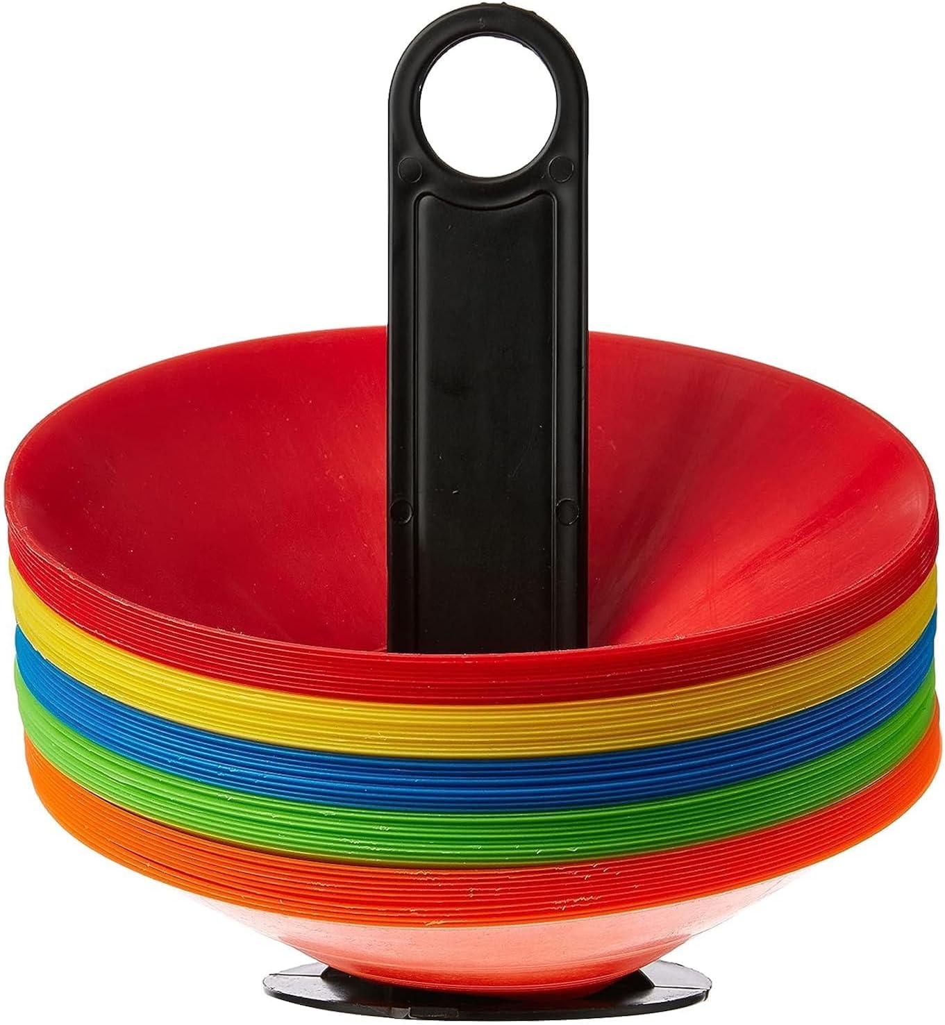 Dorsa Training Agility Cones, 50 pieces- Mix Color, Other, Multicolor