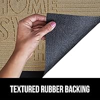 Vista 5 de Gorilla Grip - Tapete WeatherMax todo terreno 100% impermeable, caucho natural, resistente a manchas y decoloración, interior y exterior, fácil