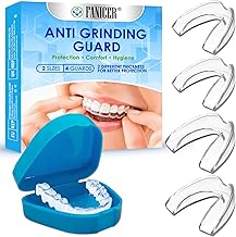 4 Piezas Protector Bucal para Dormir, Mejora La Férula para Roncar, Prevenir El Roncar, Mejora la Del Sueño y Reutilizable, Azul Oscuro