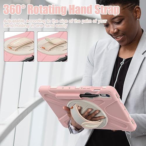 Miniatura 4 de BRAECNstock Funda para Samsung Galaxy Tab S9S8S7 de 11 pulgadas 202320222020, S9 FE de 10.9 pulgadas 2023, pestaña protectora a prueba de golpes