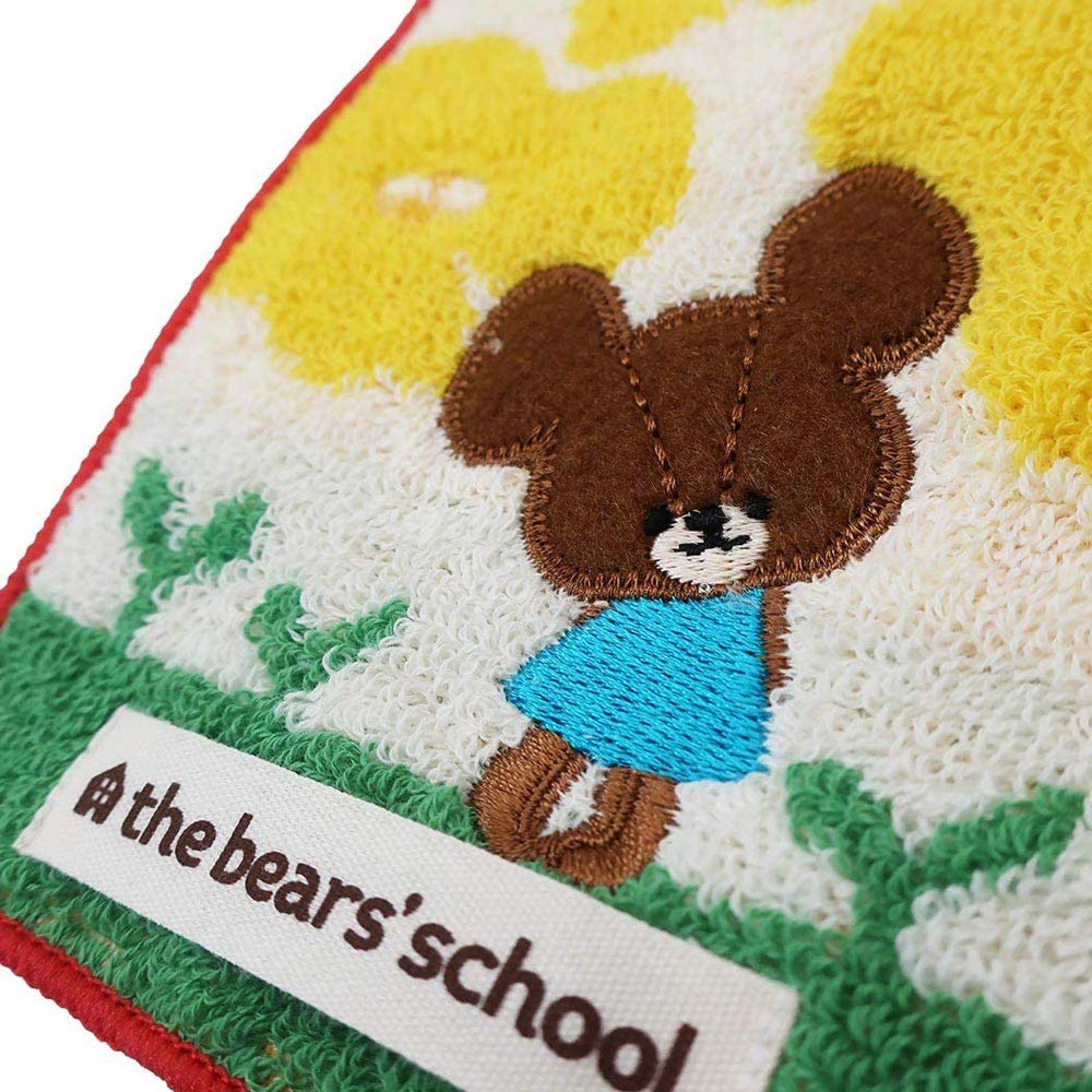 Amazon｜丸眞 ハーフハンカチ ポケットタオル 2枚組 くまのがっこう