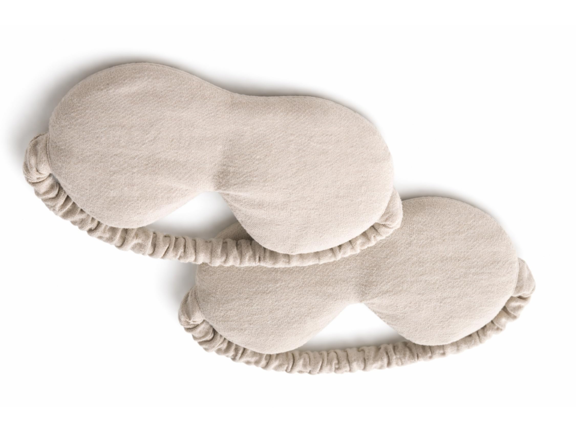 Eye Sleep Mask for Men & Women, Soft Light Blocking Mask with Adjustable Strap, Falalin Non-Woven Cotton Fabric, Comfortable Travel Eye Cover for Home, Flight, Relaxation (Off white pack of 2)-image-35