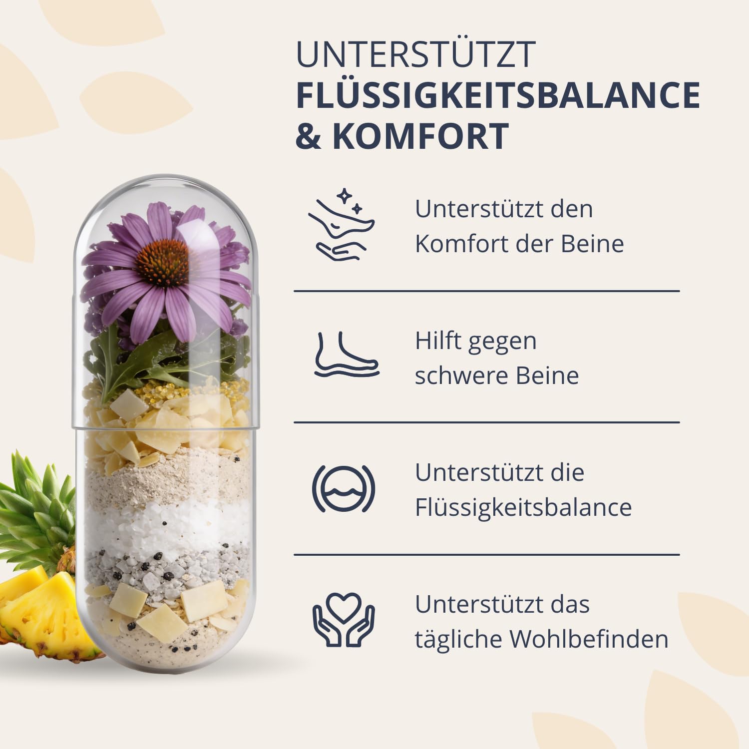 Golden Tree Lymph Relief Kapseln, 60 Stück | Unterstützung des Lymphsystems, Echinacea, Löwenzahnextrakt, Steinklee, Bromelain, Jod & Selen