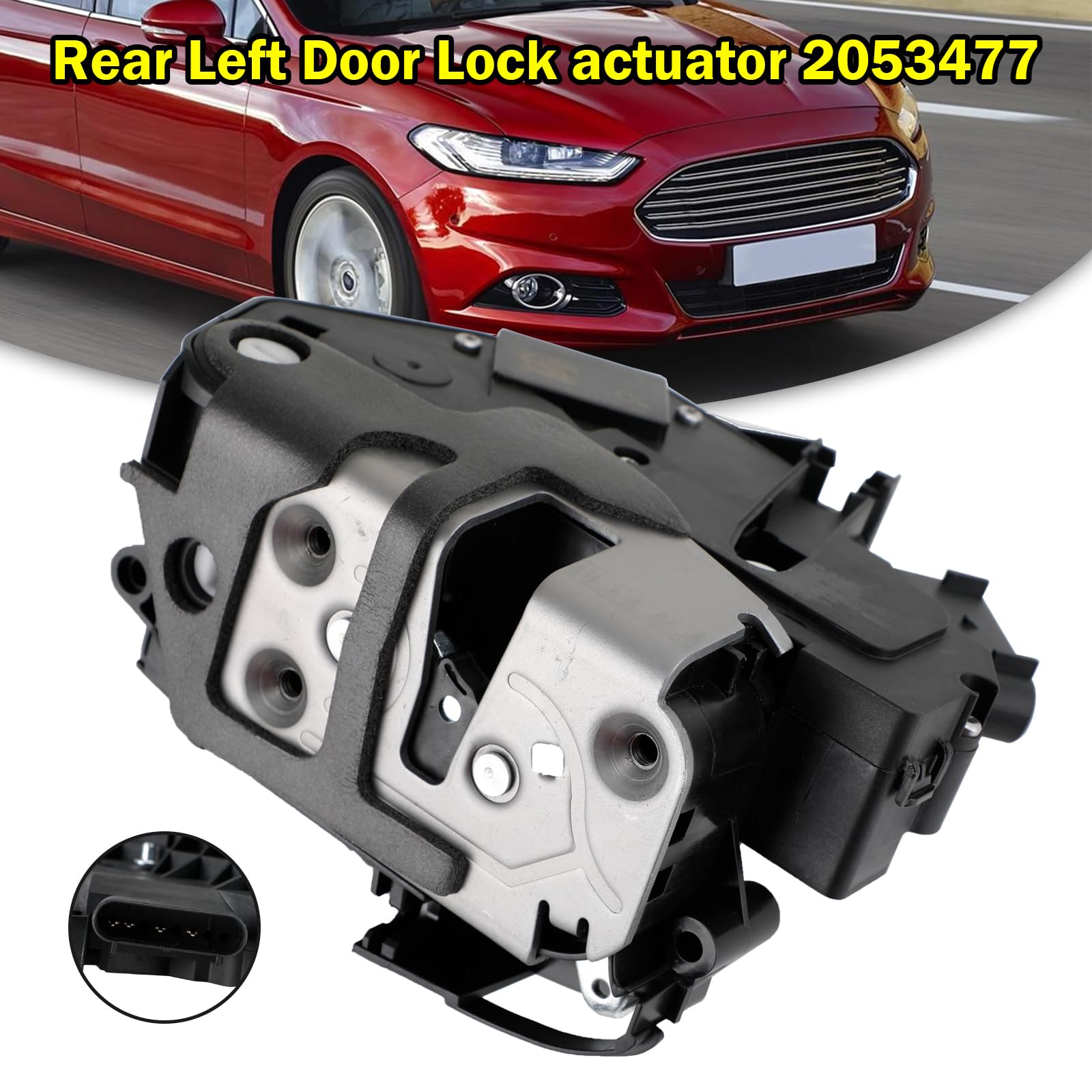 Topteng Attuatore Serratura Porta Posteriore Sinistra 2053477 Adatto per Ford Fiesta VI 1.0 1.4 1.5 1.6