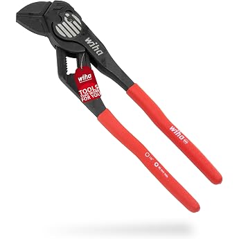 Wiha Classic Pliers Wrench 250 mm Z25025001 | Smooth parallel jaws reduce damage to delicate surfaces while providing a secur