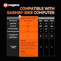 Vista 3 de Magene Faro inteligente para bicicleta