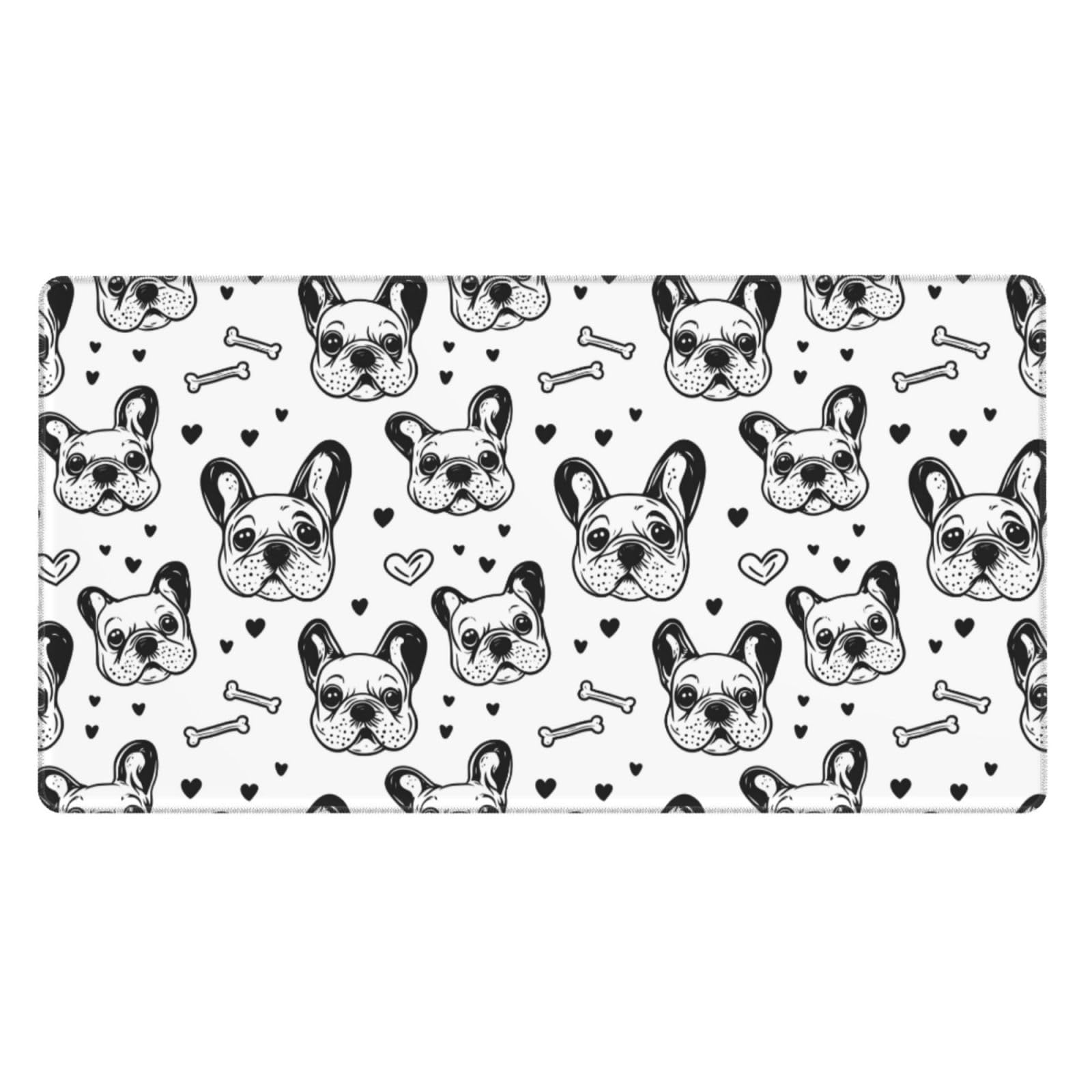Tapis de bureau antidérapant grand format pour ordinateur - 8